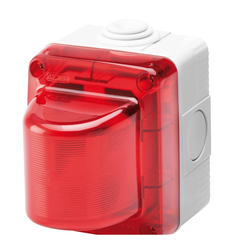 Gewiss spia di segnalazione stagna 15W 230V diffusore rosso IP55 Gewiss spia di segnalazione stagna 15W 230V diffusore rosso IP55